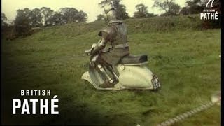 Scooter Jousting Aka Vespa Joust 1957 [upl. by Mich646]