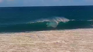 John John Florences SNEAKY Backdoor wave in the Finals of 2023 Pipeline Masters [upl. by Aivatnahs]