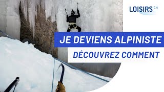 Initiation à lescalade sur glace  Ice Park dAnzère [upl. by Ja]