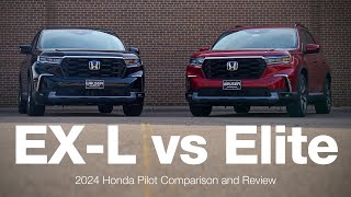 2024 Honda Pilot EXL vs Elite  Comparison and Review [upl. by Maddox]