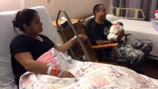 Baby girl becomes 1st baby born in Manatee County [upl. by Marcella]