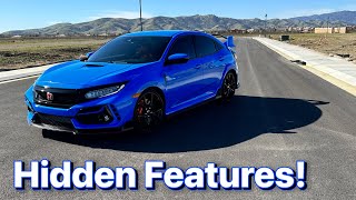 2021 Honda Civic Type R FK8 Tips and Hidden Features [upl. by Eitirahc]