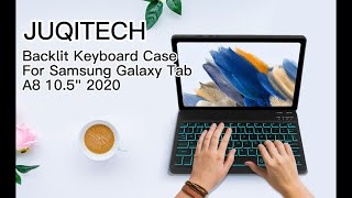 Backlit keyboard case for Samsung Galaxy Tab A8 105 2022 [upl. by Sanson]