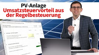 Steuervorteil Umsatzsteuer 3600 EUR Photovoltaikanlage PVAnlageSolaranlage StB Stefan Mücke [upl. by Portwin]