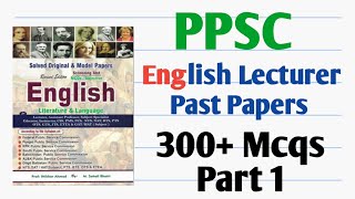 ppsc English Lecturer Past Papers part one Fpsc English lecturer test English instructor jobs [upl. by Zahara]