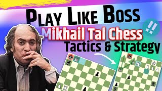 Play like Boss Mikhail Tal chess tactics amp strategyMikhail Tal Famous Games part2 mikhailtal [upl. by Ael]