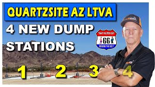 The NEW DUMP STATIONS at the Laposa LTVA in Quartzsite AZ 202324 [upl. by Neesay]