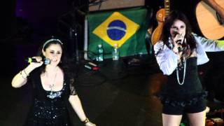 Dulce Maria canta Te daria todo con su hermana Blanca  Rio de Janeiro  Brasil [upl. by Jepson]