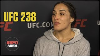 Tatiana Suarez Fought through a neck injury in win vs Nina Ansaroff  UFC 238  ESPN MMA [upl. by Miah]