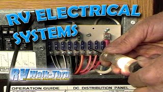 RV WalkThru Electrical  Learn about the electrical system on your RV [upl. by Siravrat]