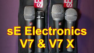 sE Electronics V7 amp V7 X Review vs Shure SM58 USA Earthworks Icon Pro amp Beyerdynamic M88 [upl. by Ybrad319]