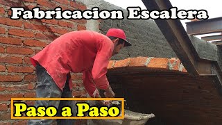 Técnicas de construcción de escaleras con ladrillo  Arte colocando ladrillos en pendiente [upl. by Rawdan474]