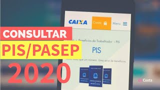 COMO CONSULTAR PISPASEP 20202021  GI COSTA [upl. by Cleon108]