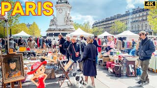 Paris France 🇫🇷  Paris 2024 Paris tour 2024 Printemps  Paris Walk 4K ▶1h28 [upl. by Diena]