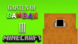 Garten of banban 3 in Minecraft map  android Gameplay [upl. by Avah]