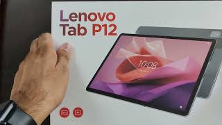 Unboxing  Lenovo Tab P12 127quot 8GB 256GB  Storm Grey [upl. by Enneira3]