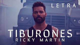 Tiburones  Ricky Martin Letra [upl. by Bywaters]