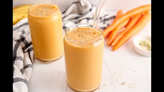 Banana carrot smoothie [upl. by Compton]