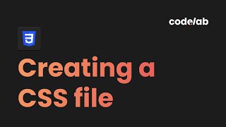 HTML amp CSS Creating and Using a CSS File [upl. by Alemac343]
