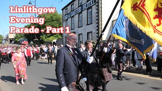 Linlithgow Marches  Evening Parade 1 [upl. by Potts]