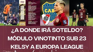 ¿LA MEJOR OPCIÓN PARA SOTELDO BOCA JUNIORS LO PIDE  RONDÓN SE IRÍA DE RIVER  VINOTINTO SUB 23 [upl. by Haleigh713]