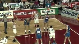 EuroBasket 1993 Finale Russia  Germany part 1 [upl. by Dnalyar327]