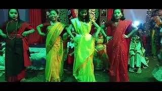 KOMOLA NRITTO KORE  Bengali Folk Song Nice dance performance in Kali puja night sondari kamala [upl. by Jamima]