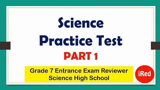 Science Practice Test  Science High School Entrance Exam Reviewer [upl. by Joscelin]