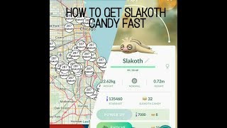 EASY SLAKOTH CANDY FOR SLAKINGPOKEMON GOVERY EASY [upl. by Ennoryt]