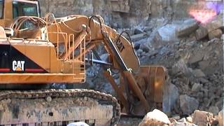 CATERPILLAR 5080 amp 775D Quarry Action  Steinbruch Germany 15102003 2 [upl. by Dietsche]