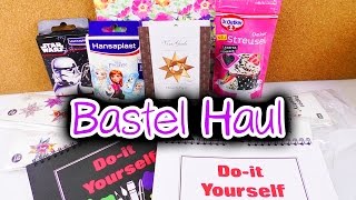 Weihnachts Bastel Haul 🎄Schöne Fröbelsterneamp DIY Kalender 2017 Frozen amp Star Wars Pflaster Lakritz [upl. by Queston110]