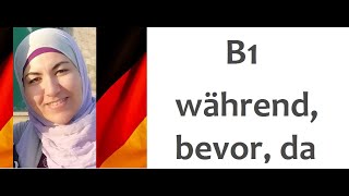 B1 Lektion 8 Grammatik  Währendbevorda [upl. by Ahsilav12]