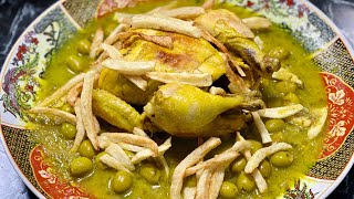 RECETTE FACILE DU TRADITIONNEL POULET AUX OLIVES 🍗🫒 Deli Cuisine [upl. by Kcir]