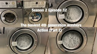 Laundromat day S2 Episode 32 The busiest Madness 4th Generation of Wascomat Washers action Part 2 [upl. by Berthe733]