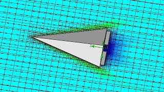 SolidWorks Flow Simulation  Flat Surface Reentry Body Hypersonic Gliding [upl. by Dacey284]