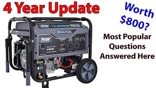 Pulsar G12KBN 12000 Watt Generator 4 Year Review Update part 4 [upl. by Eenahpets]