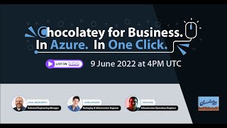 Chocolatey For Business In Azure In One Click Live Stream [upl. by Almap]