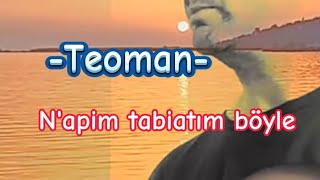 Teoman  Napim Tabiatım Böyle music guitar keşfet teoman tabiat [upl. by Wendelin477]