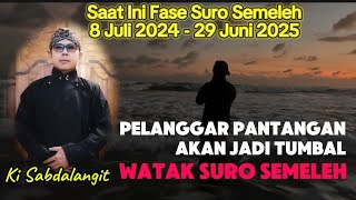 🔴 PELANGGAR PANTANGAN AKAN JADI TUMBAL ‼️ KENALI WATAK amp KARAKTER SIKLUS quotSURO SEMELEHquot SAAT INI [upl. by Einomrah753]