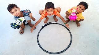 gadi wala cartoon  toy helicopter ki video  jcb cartractorbusmini tarctor  train baribe 10 [upl. by Herman]