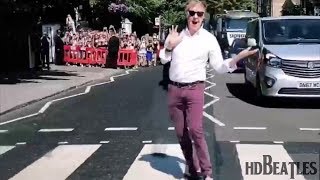 Paul McCartney crosses Abbey Road 49 years after iconic album cover Shoot Ahead Of Intimate Gig [upl. by Bonneau]