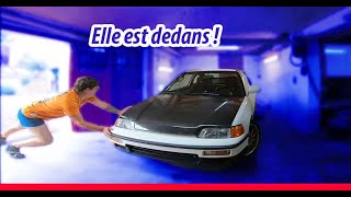 La CRX rentre ENFIN dans le GARAGE  Restauration CRX ED9 [upl. by Ylurt]