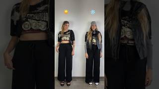 De frío a calor 😱 una prenda fashionhacks outfit reels style fashion fashionstyle [upl. by Reyotal]