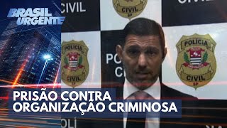 Delegadogeral da Polícia Civil comenta sobre prisão contra organização criminosa  Brasil Urgente [upl. by Varden]