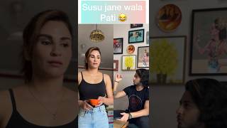 Susu jane wala pati😡😂 trendingshorts viralvideo youtubeshorts comedy funnyvideos husband [upl. by Ettereve616]