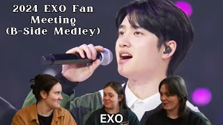 2024 EXO Fan Meeting BSide Medley  REACTION [upl. by Ruberta]