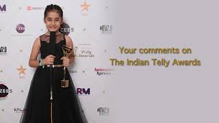 Aakriti Sharma won the Fresh New Face  Female Jury at the Indian Telly Awards 2019 [upl. by Ariek]