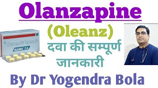 Olanzapine Oleanz tabcomplete information  antipsychotic drug schizophrenia bipolar disorder [upl. by Myrna]