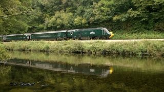 GWR High Speed Train on the South Devon Railway [upl. by Htenay]