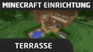 Minecraft Einrichtung Terrasse [upl. by Auqeenwahs]